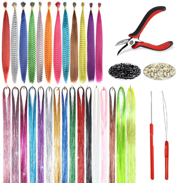 herbiAR Hair Tinsel Kit – 16 Colors